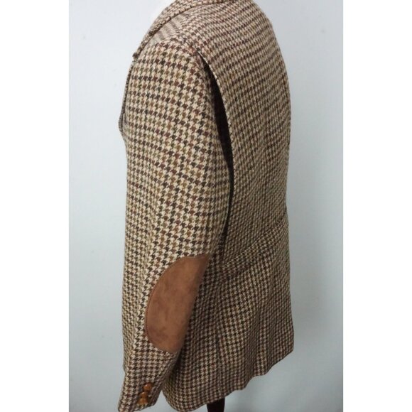 Orvis Harris Tweed Featherweight Suede Half Norfolk Shooting Jacket Sz 42 - Picture 5 of 10
